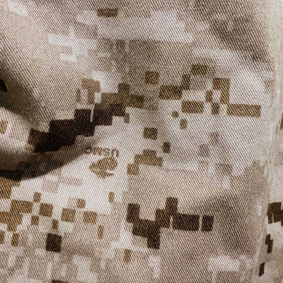 US Marine Corps MCCUU Desert Marpat Blouse Jacket USMC Military Large Long  - Picture 5 of 16